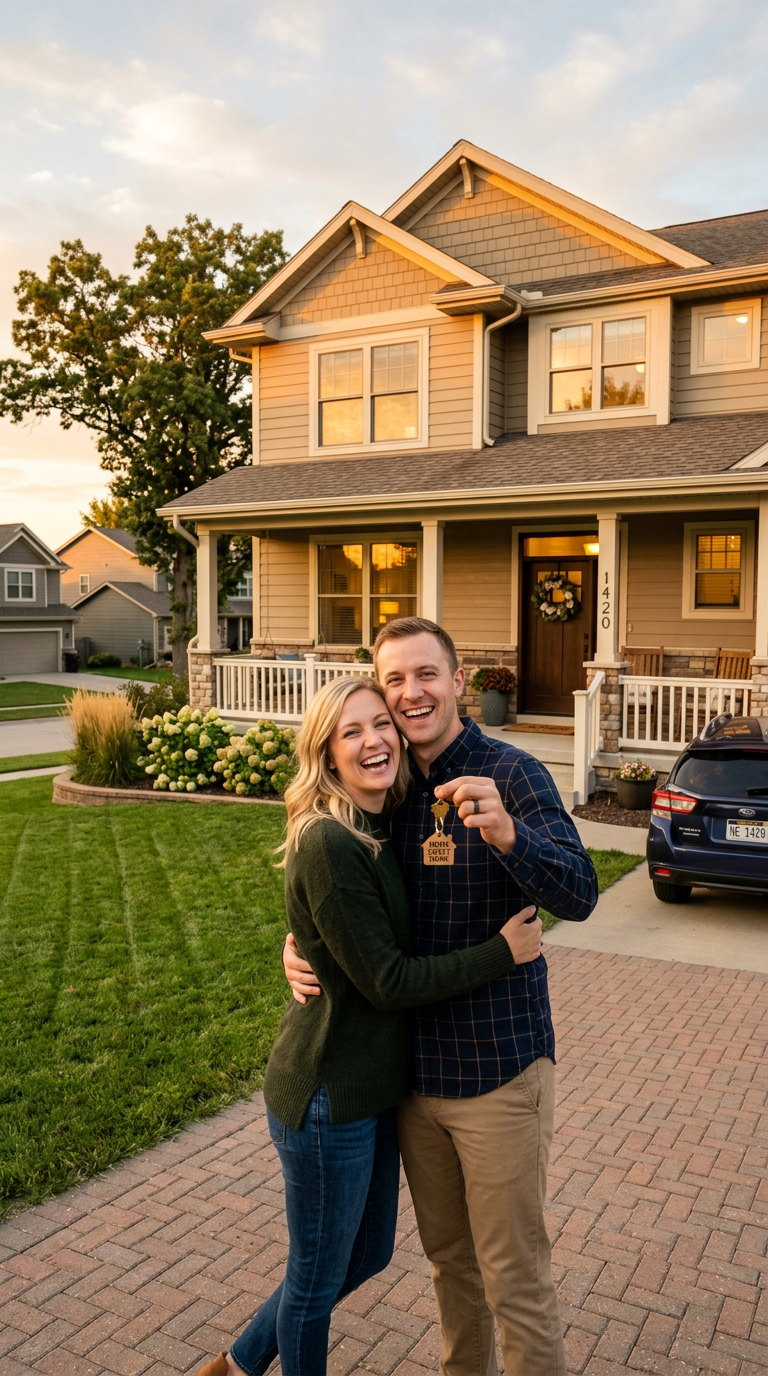 Beautiful Nebraska landscape and community